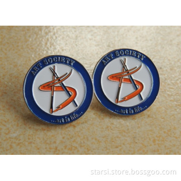 Custom Baking Metal Badge for Ghana with Butterfly Pin (110)